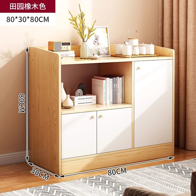 Gabinete de té casero contra la pared armario armario pequeño armario de sala de estar armario pequeño armario de almacenamiento armario de comedor