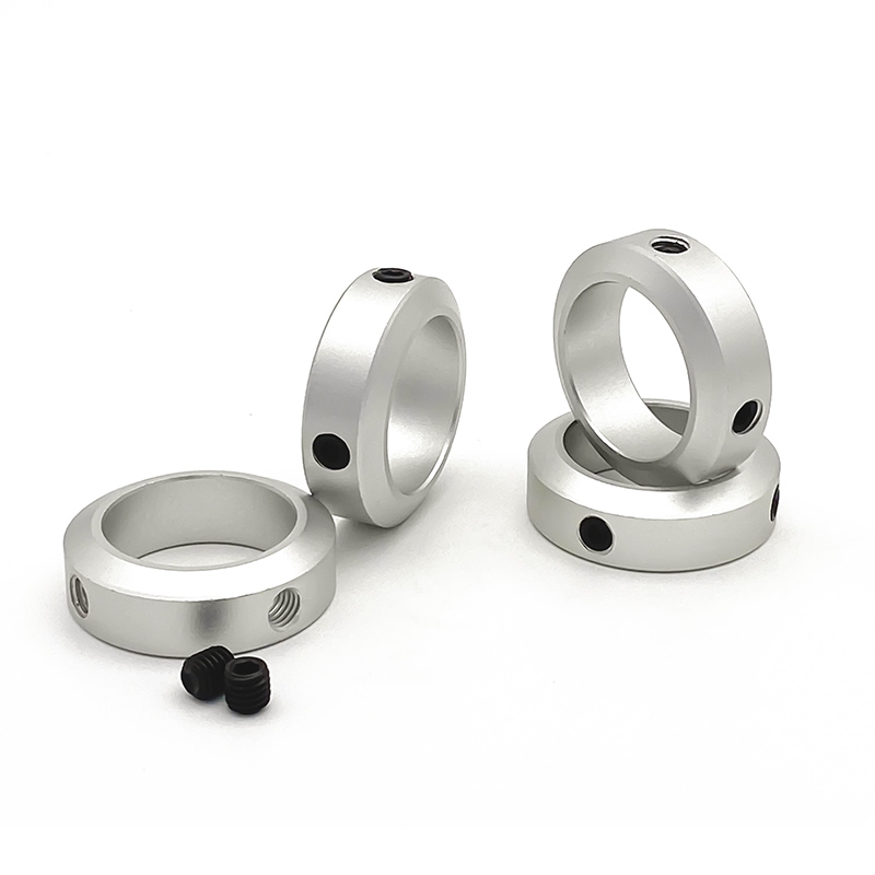 ✅止动固定环螺丝固定型限位环轴用定位档圈SCCAW铝合金光轴止退