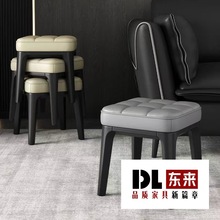 客厅凳子厚塑料矮凳家用小板凳大人方凳可叠放茶几凳软包凳儿童凳