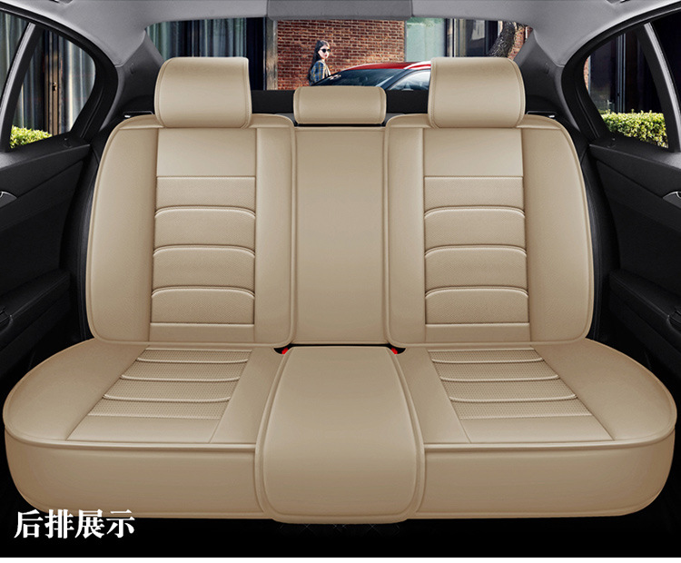 New Style Nappa Leather Car Seat Cushion with a High-End Feel, Breathable for All Seasons, Perforated Full Leather, Fully Enclosed Seat Cover, Direct Supply from the Manufacturer
