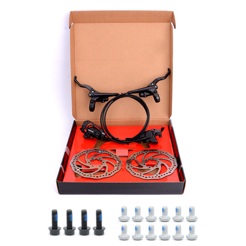 TRLREQ oil disc brake set mountain bike hydraulic disc brake fluid mechanical disc brake pressure brake