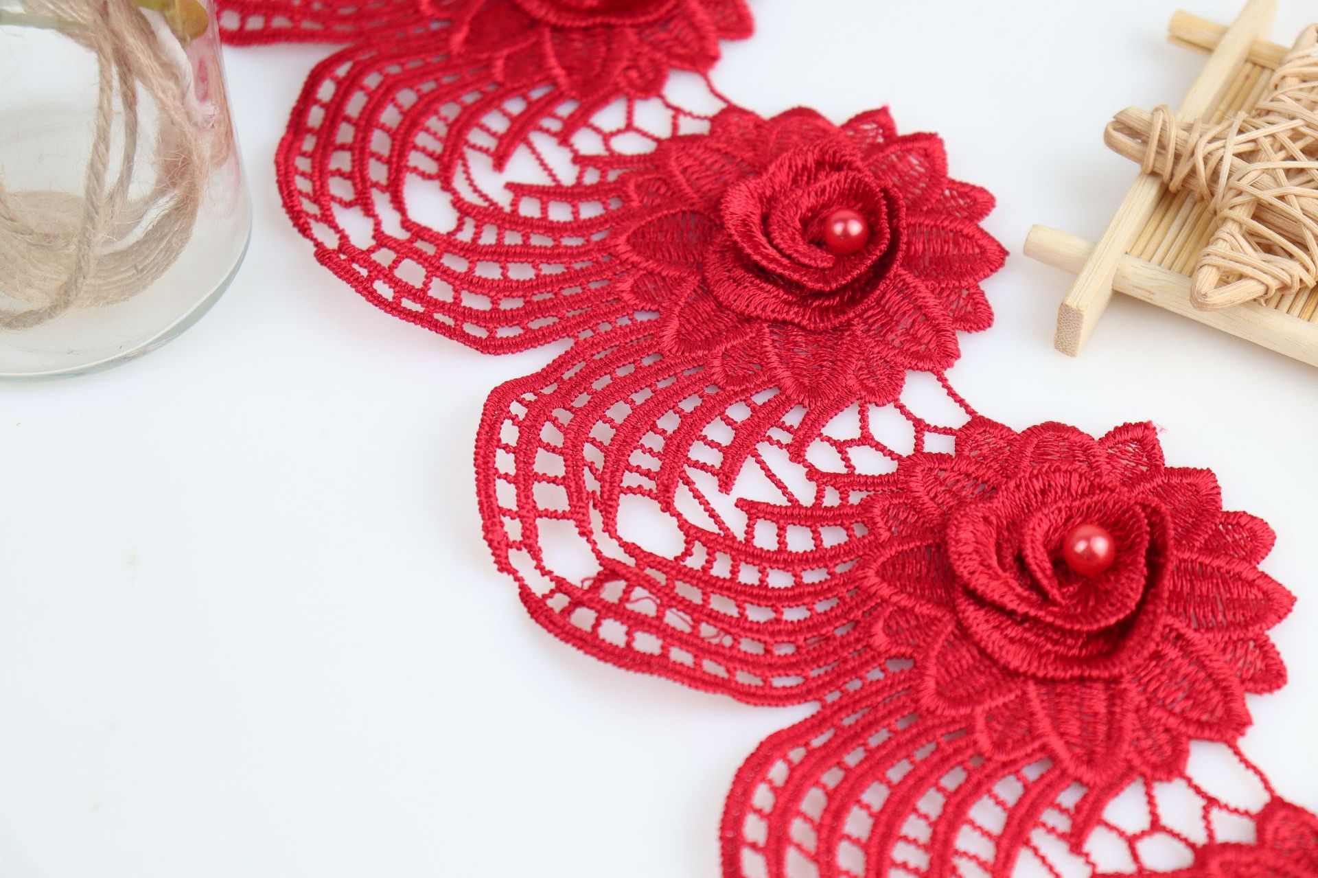 钉珠水溶刺绣条码