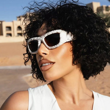 跨境欧美个性时尚太阳镜嘻哈风厚款防晒眼镜户外骑行墨镜BV1303S