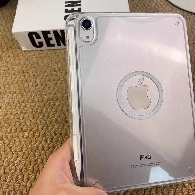 2025Ipad11Th Generation Tablet Protective Case 10.2 Magnetic Ring Mini7 Anti-Fall and Anti-Bending Air11 Acrylic Protective Case