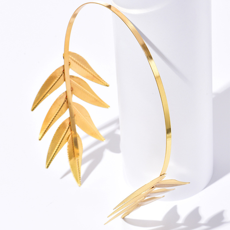 Simple Style Leaf Alloy Hair Band 1 Piece display picture 4