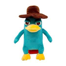 跨境新品热销 perry the platypus 带帽子玩偶鸭嘴兽泰瑞公仔玩偶