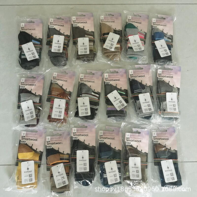 Lamb Merino Wool Outdoor Mid-Tube Mountaineering Cross-Country Sports Sweat-Absorbent