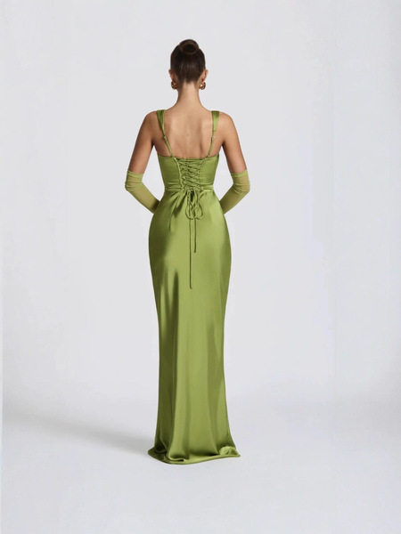 sexy solid color fitted dress sleevless