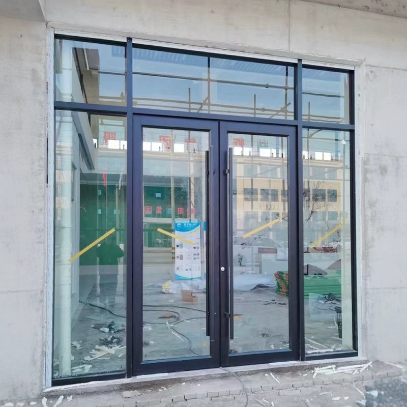 Wuhan Manufacturers Process and Install Double-Glazed Louver Partitions, Tempered Glass Doors, Stainless Steel Glass Doors, Floor Spring Doors