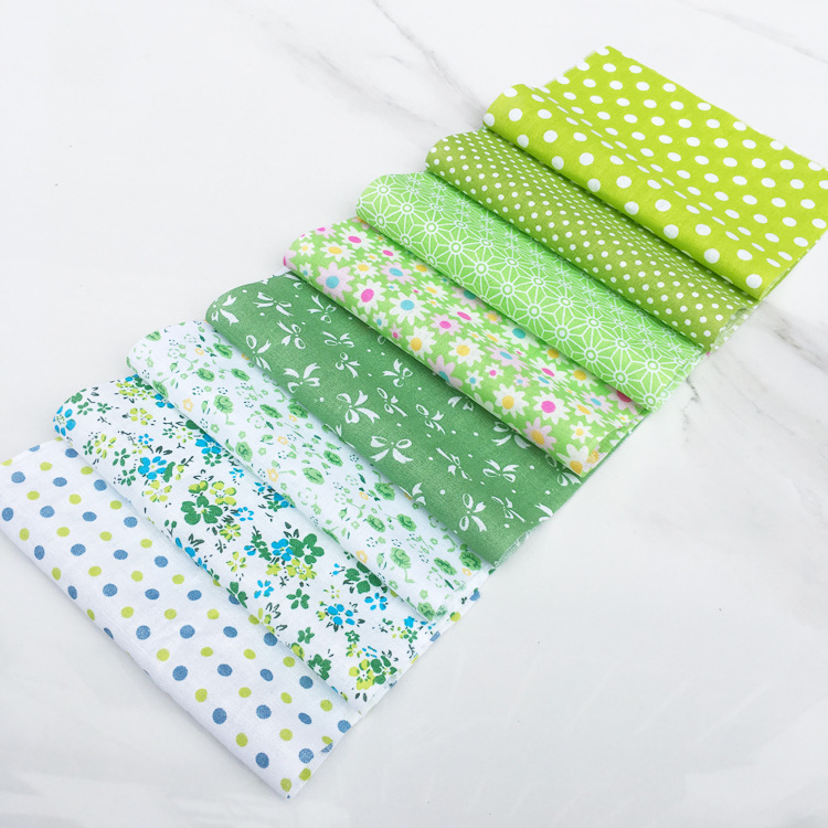 Baojia colchón especial tela de tela novato mosaico de tela pequeña cabeza de tela DIY anillo de pelo parcial hecha a mano