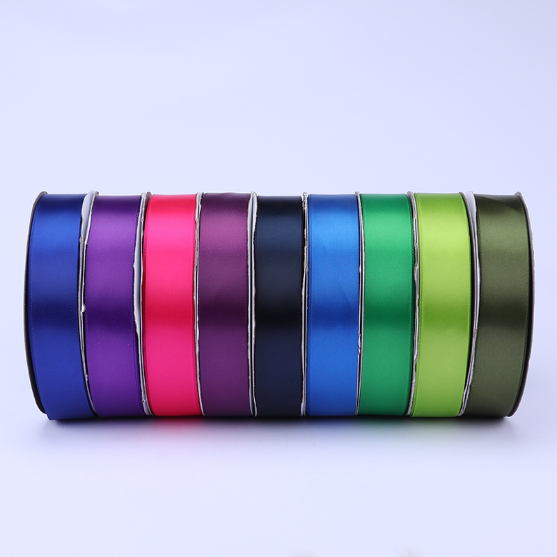 3cm cinta de poliéster arco diy cinta boda fresco ramo de la torta caja de regalo embalaje ropa accesorios color cinta de seda