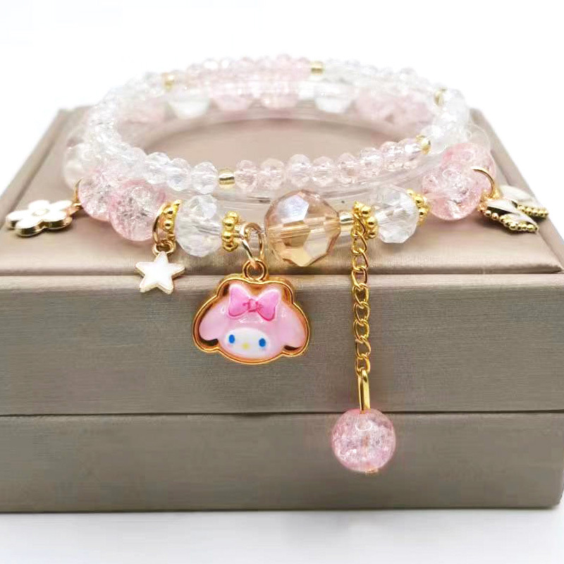 Pulsera para niños pulsera colgante de niña linda Niña Accesorios de dibujos animados con cuentas pulsera de joyería pulsera mismo estilo