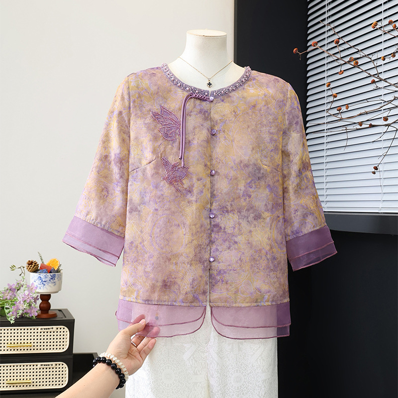 Summer thin shirt for mother's day
