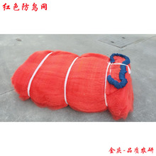 红色防鸟网 尼龙防雀网 农业农田园林用网 1.5*1.5cm网孔单丝织造