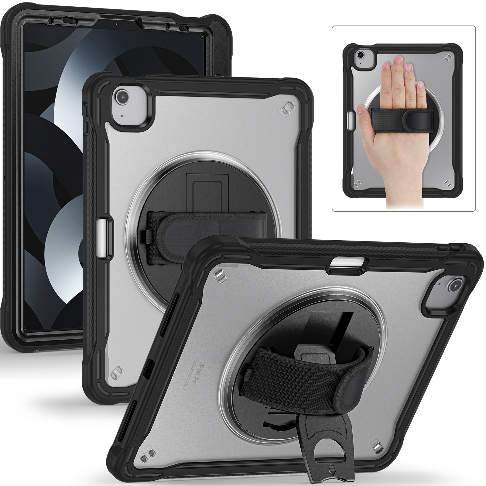 Suitable for iPad Pro 13 Tablet Case Rotating Stand 2024/2025 M5 Three-Proof Protective Case