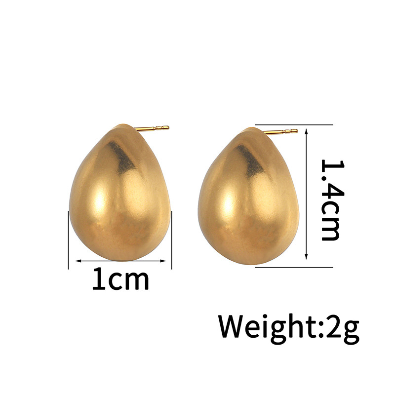 1 Pair Quantity 1 Pair Retro Heart Shape Irregular Plating 304 Stainless Steel Stainless Steel Earrings
