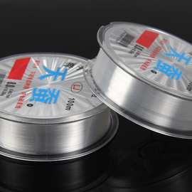 路亚海竿杆台钓尼龙主子鱼线拉力大物透明渔线米