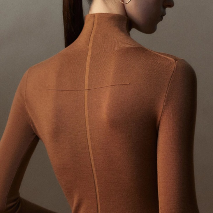6-color back cross base King Germany 160s gold wool washable knitted bottoming shirt 6-color back cross base King Germany 160s gold wool washable knitted bottoming shirt