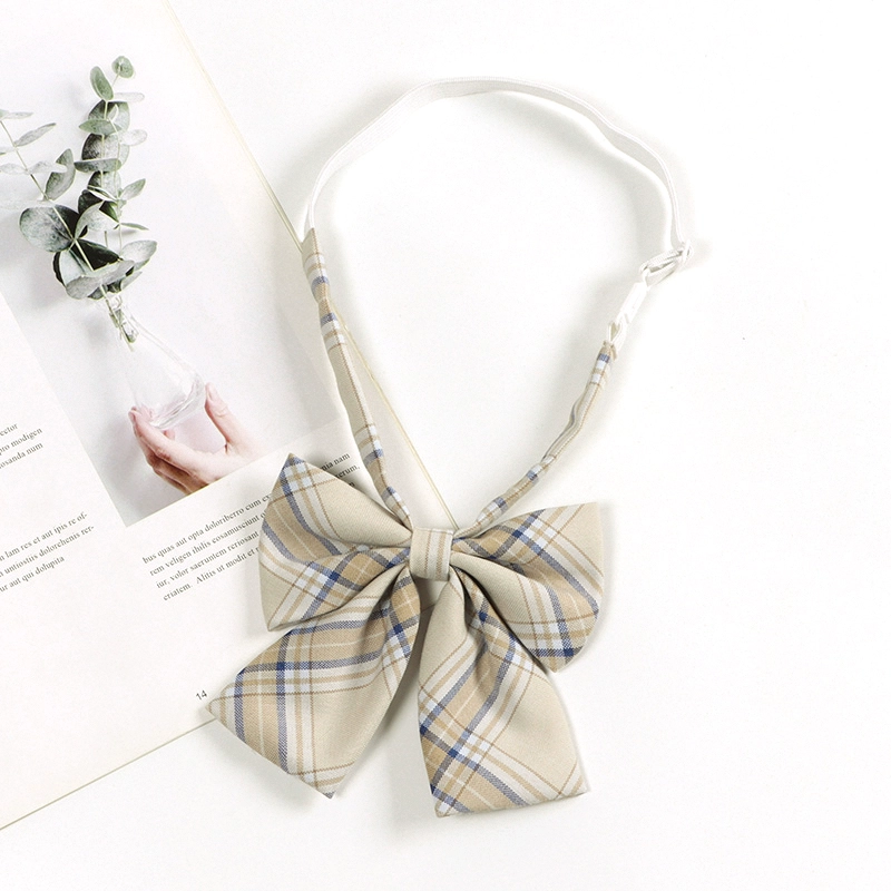 Brown retro Japanese coffee bow tie