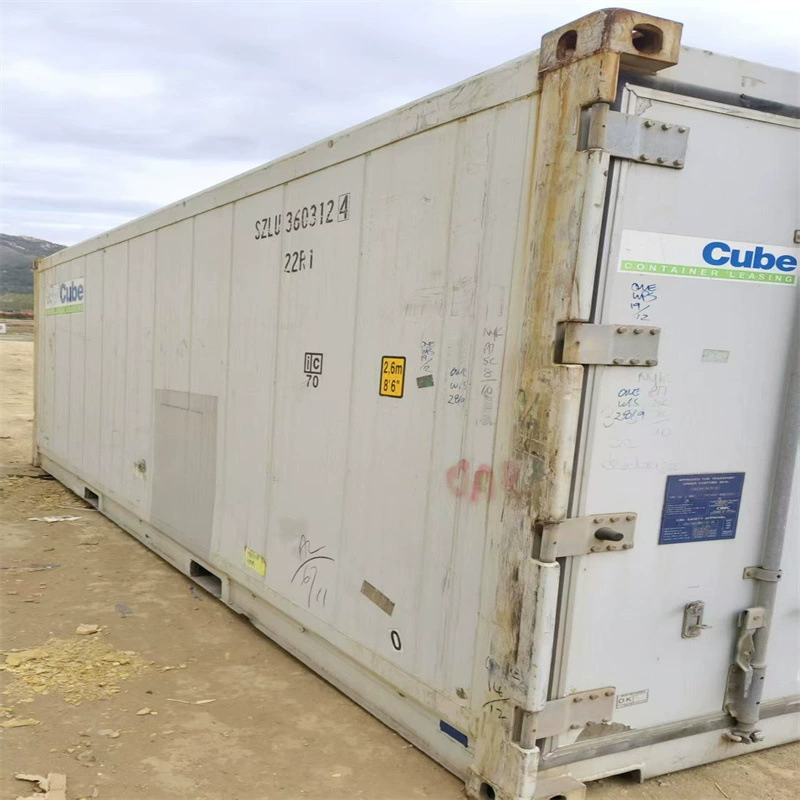 Б/у рефрижераторный контейнер, 70% новый, может быть охлаждаемый и перемещаемый.