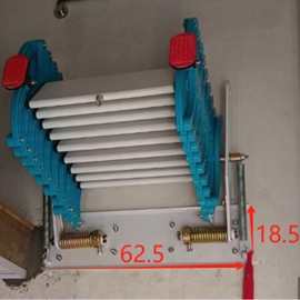 壁挂上翻式阁楼伸缩楼梯室内外家用复式隔层收缩折叠升降梯子