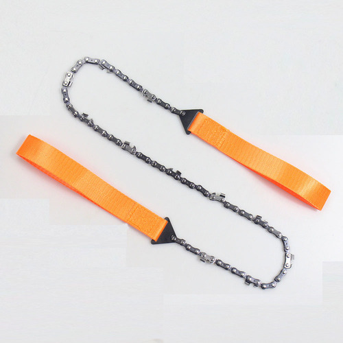 Portable hand chain saw, outdoor chain saw, 11-tooth manganese steel pocket saw, 24-inch garden pruning tool