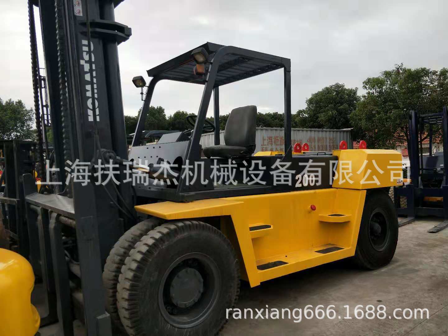 上海小松20吨叉车 内燃叉车 小松16吨柴油叉车