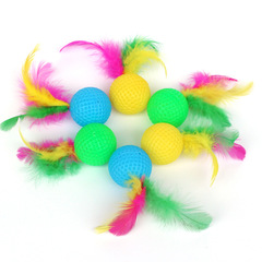 New cat toys, badminton golf ball, rustling cat ball, cat scratching ball, cat self-pleasure toy pet