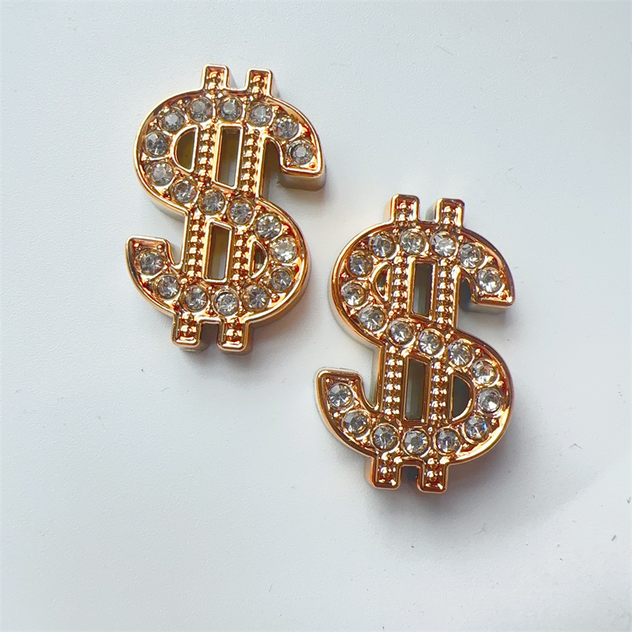 Nuevos troyanos gafas conejo ángel caja de teléfono joyería agujero hebilla de zapatos material flores accesorios joyería clips