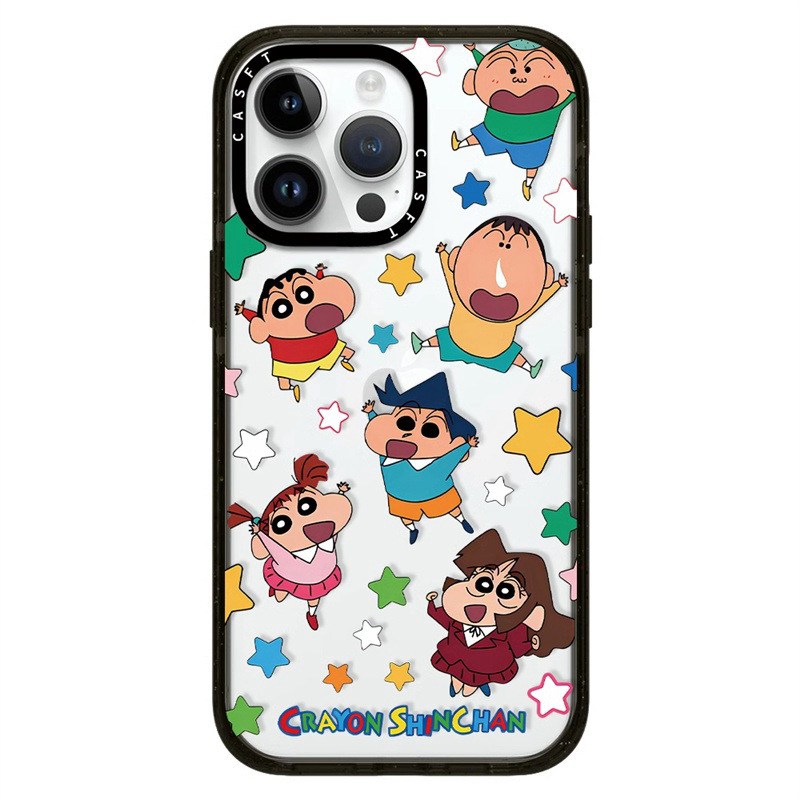 c壳手机壳联名蜡笔小新朋友适用于iPhone16ProMax苹果卡通14磁吸|undefined