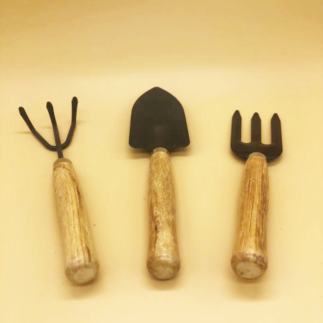 园艺三件套 盆栽种花种菜小铲子小耙子小爪子迷你小工具