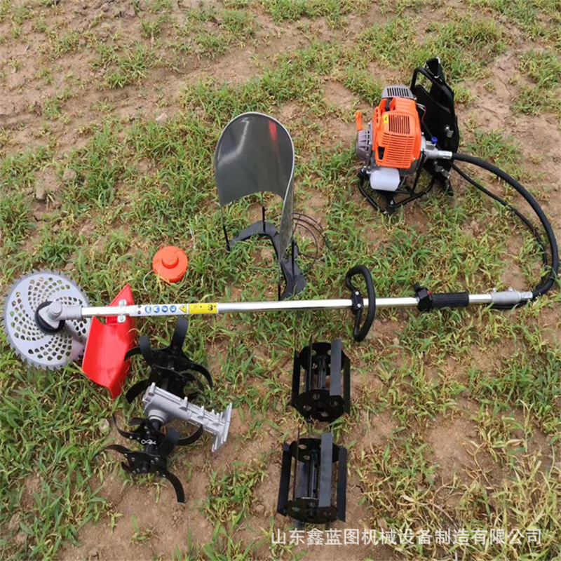 四冲程消防救援杂草清理灌木切割机 小型农田除草园林杂草修剪机