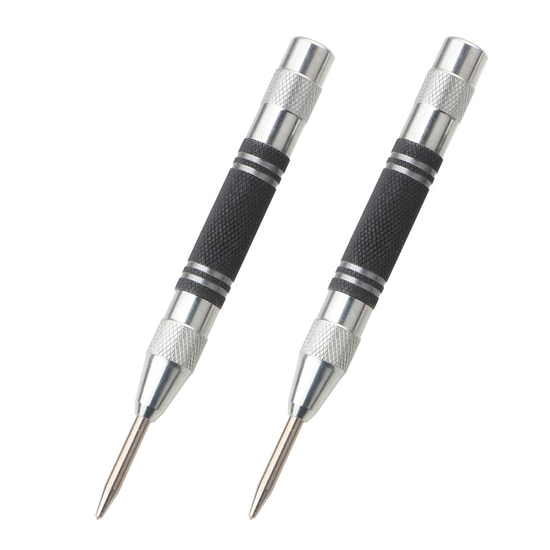 Punzón de punto de posicionamiento de resorte automático nuevo tipo de aguja de colisión rompeventanas de escape punzón de muestra telescópico 130mm