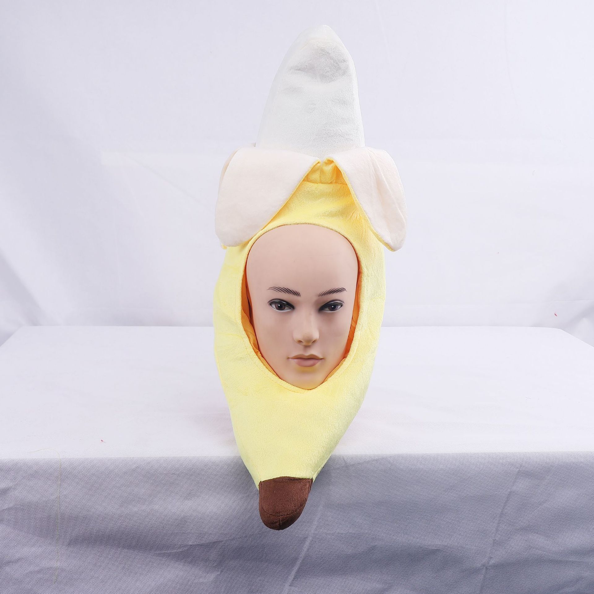 Ins estilo lindo y divertido sombrero de plátano sombrero de chile sombrero de fruta de peluche de cereza red rojo suministros de cámara personalizados