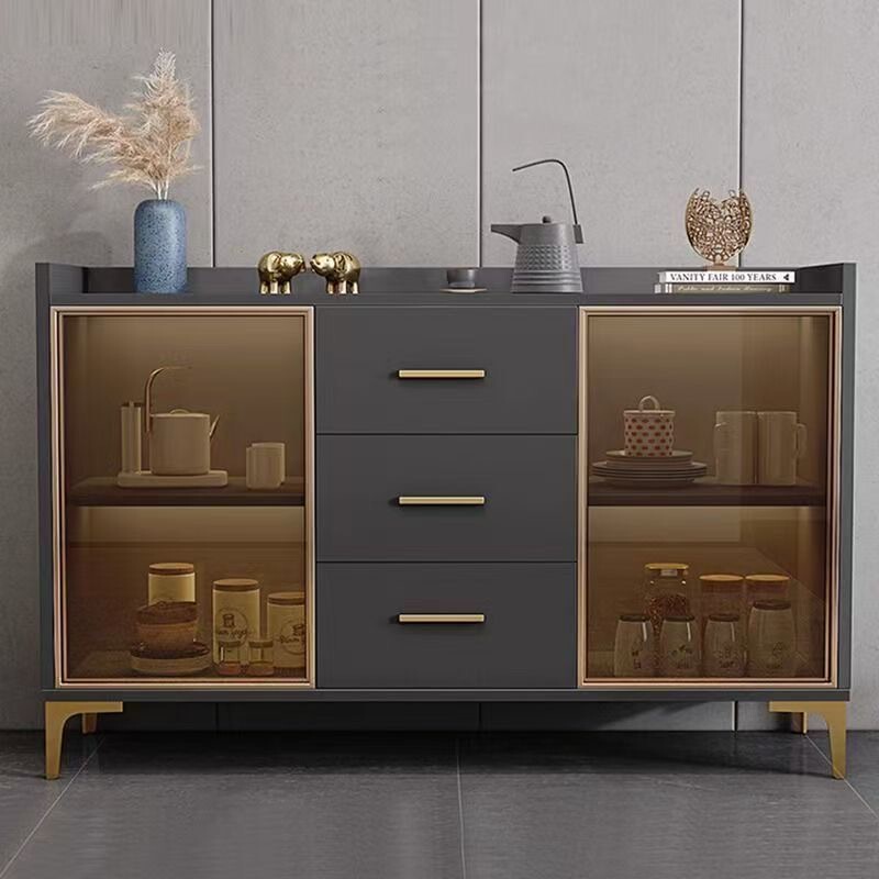 Modern minimalist sideboard, living room storage cabinet, household wine cabinet, tea cabinet, kitchen floor-standing cupboard Modern minimalist sideboard, living room storage cabinet, household wine cabinet, tea cabinet, kitchen floor-standing cupboard