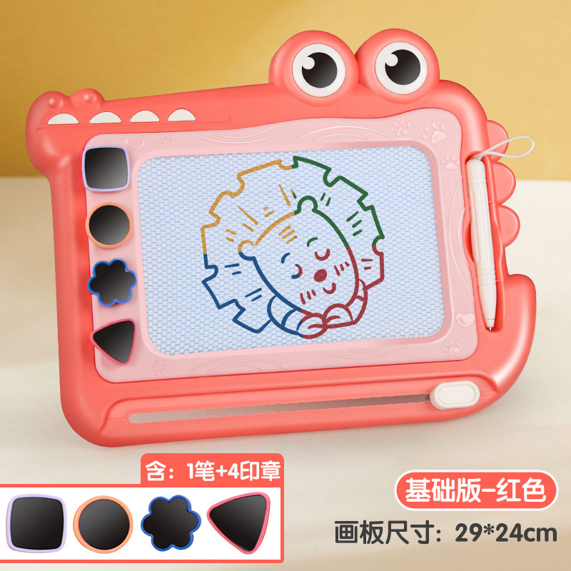国境を越えた子供のワニカラー磁気画板手書き板幼稚園の赤ちゃん磁気タブレット玩具卸売り|undefined