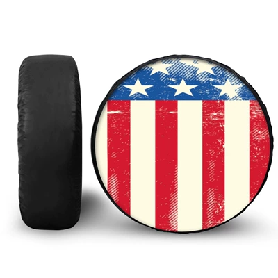 Spare wheel cover — ethnic elements pattern auto - 14in-sl43127z93-1