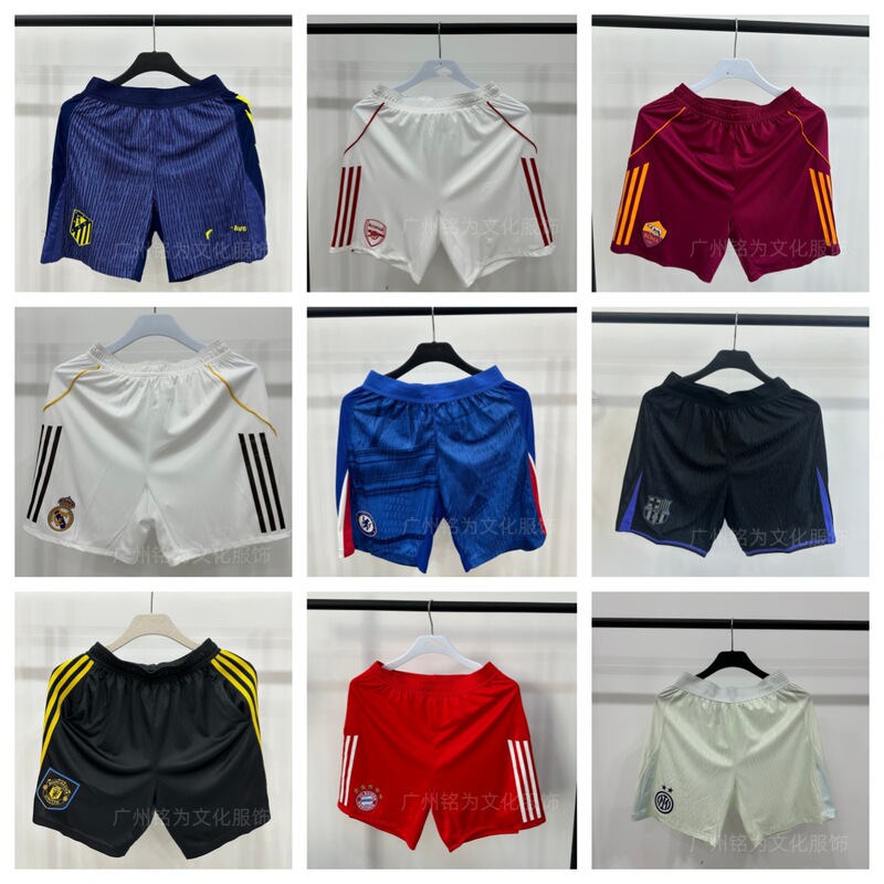 2627 Player Edition Football Shorts Arsenal Real Madrid Chelsea Atletico Barcelona Liverpool Inter Milan Bayern 2627 Player Edition Football Shorts Arsenal Real Madrid Chelsea Atletico Barcelona Liverpool Inter Milan Bayern