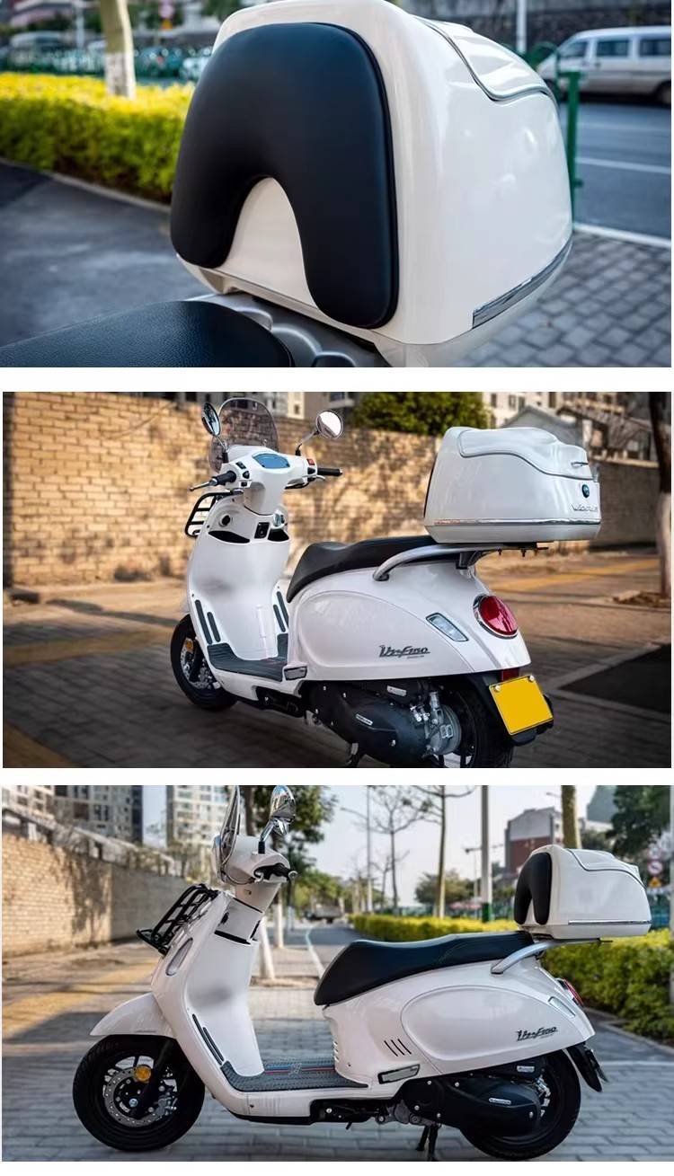 Suitable for Dayang Vrf150 Motorcycle Tail Box, Retro Trunk, Helmet Box, Scooter Cargo Box Modification