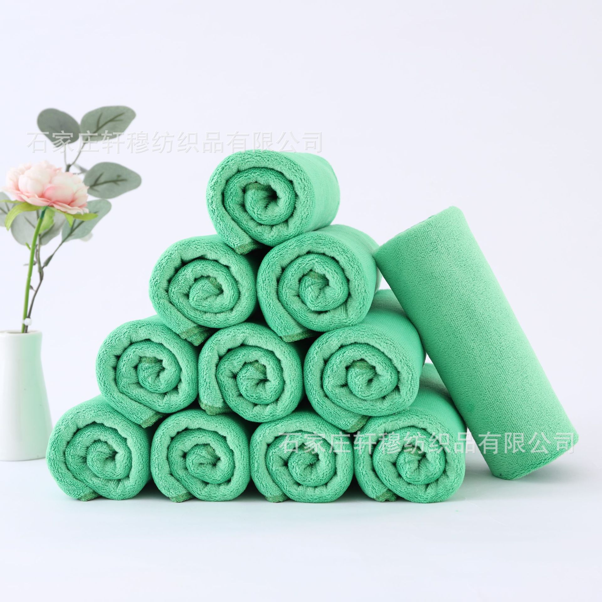 Bean green / 35*75(hairdressing towel) 300g/ ㎡