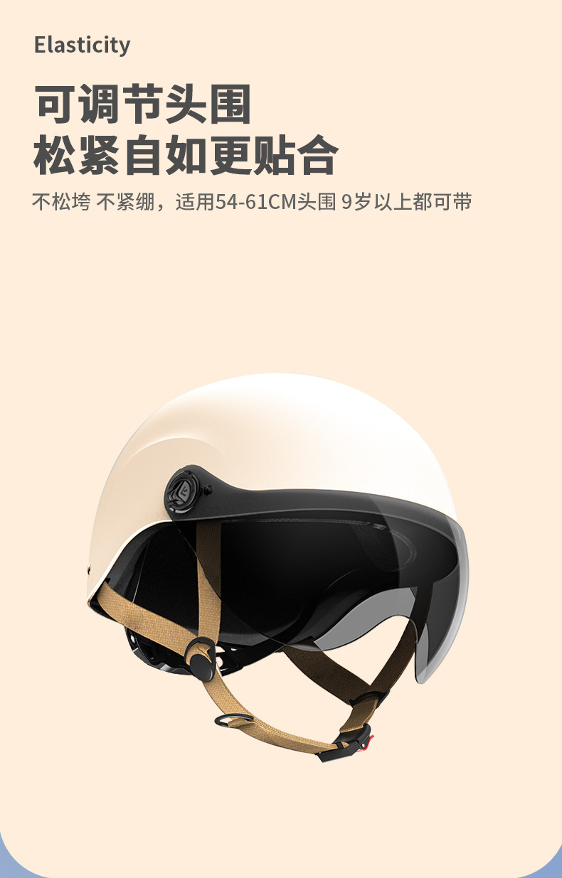 New National Standard Electric Vehicle Helmet, Unisex, Windproof Half Helmet, Summer Sun Protection, Lightweight Battery Vehicle Safety Helmet