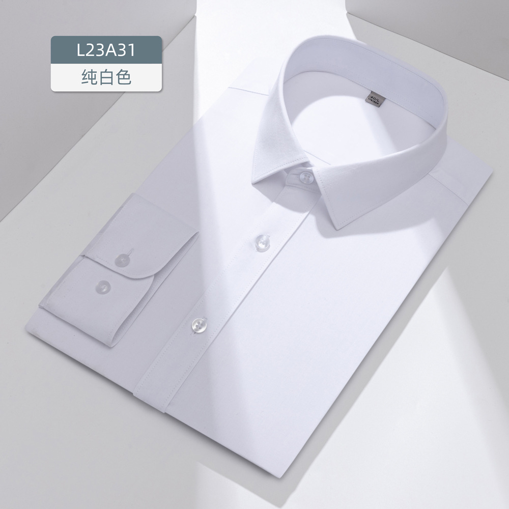 Camisa de Manga Corta de Vestir para Hombre de Fibra de Ajenjo Antibacteriana para Trabajo