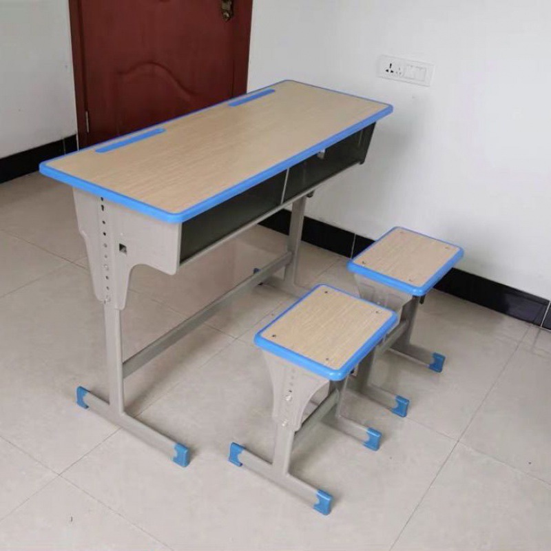中小学生辅导班课桌椅厂家直销培训班课桌托管班双人学校升降书桌|undefined