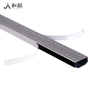 Hollow Glass Aluminum Strips with Double-Sided Tape on the Side, High Frequency Welded Hollow Aluminum Spacers, Door and Window Accessories, Hollow Aluminum Strips with Glue