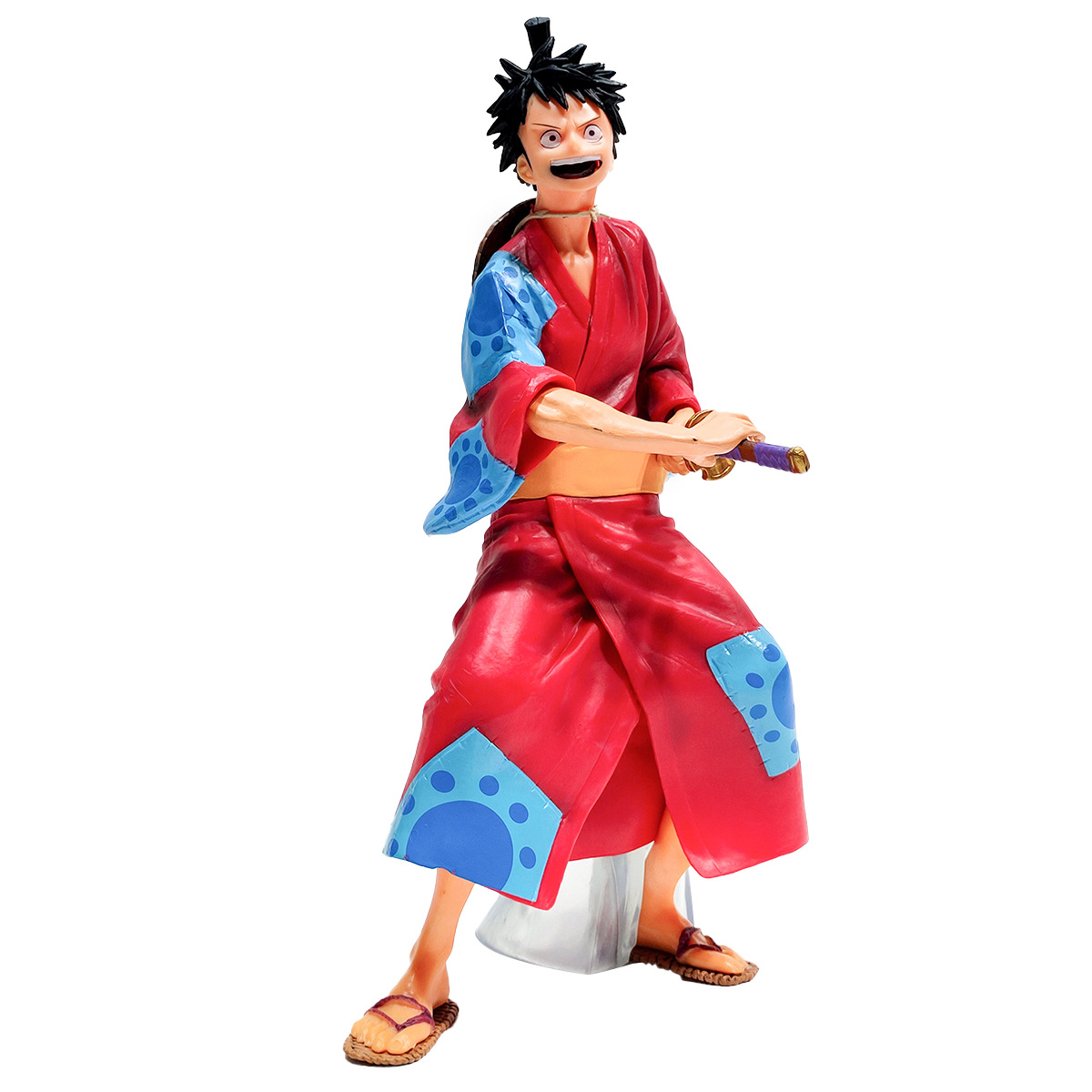 航海海贼王 和之国 和服 路飞 拔刀武士手办模型大型摆件袋装动漫