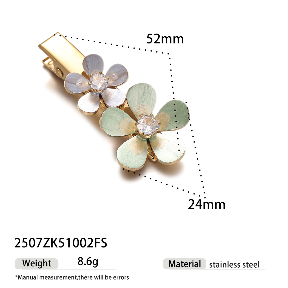 Tena Tarjeta de horquilla de acero de titanio europeo y americano Flor de planta de lujo ligero Imitación de horquilla de perla Tombrero Traje de joyería de explosión transfronteriza Mujer