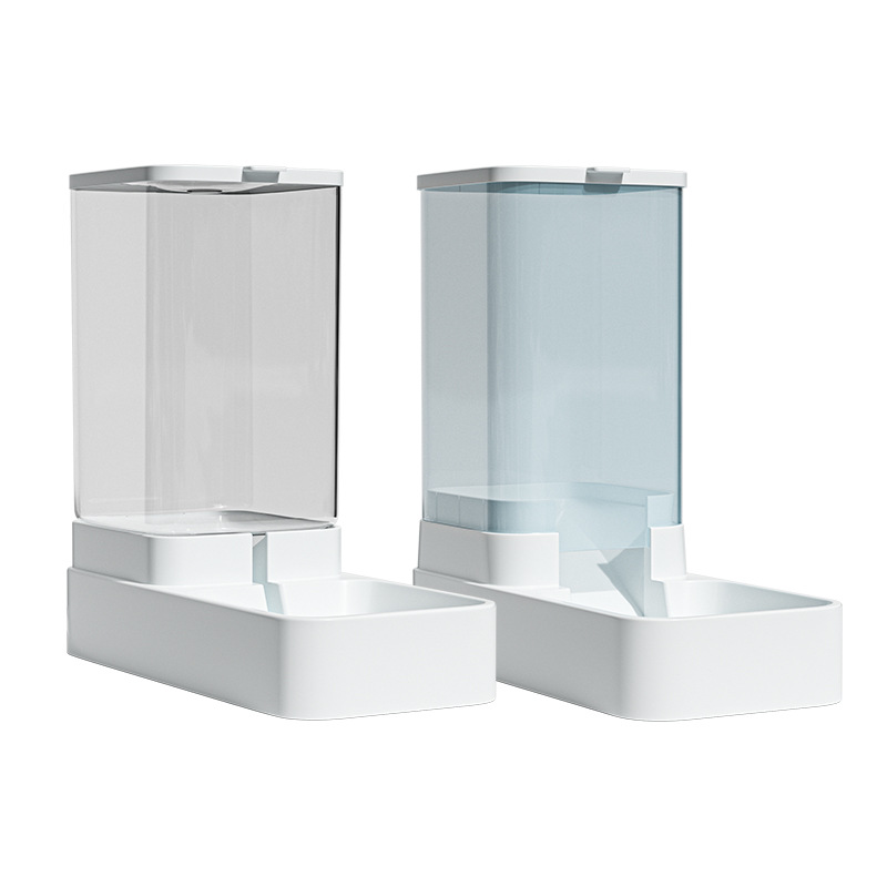 Alimentador automático para mascotas gato dispositivo para beber perro tazón mediano perro cuenca de alimentación de agua combinación grano Cubo de almacenamiento