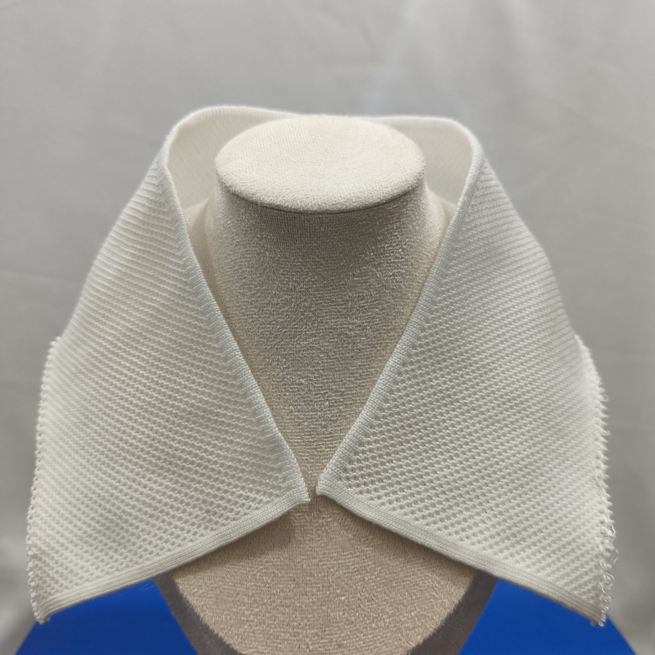 罗纹领口夏季polo衫领子提花螺纹针织T恤袖涤纶布校服下摆罗纹布