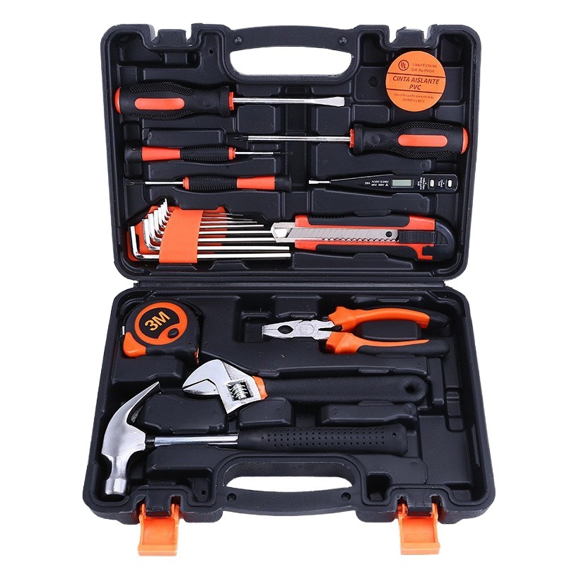 Fábrica directa 19 unidades de destornillador herramientas del hogar traje caja herramientas regalo hardware