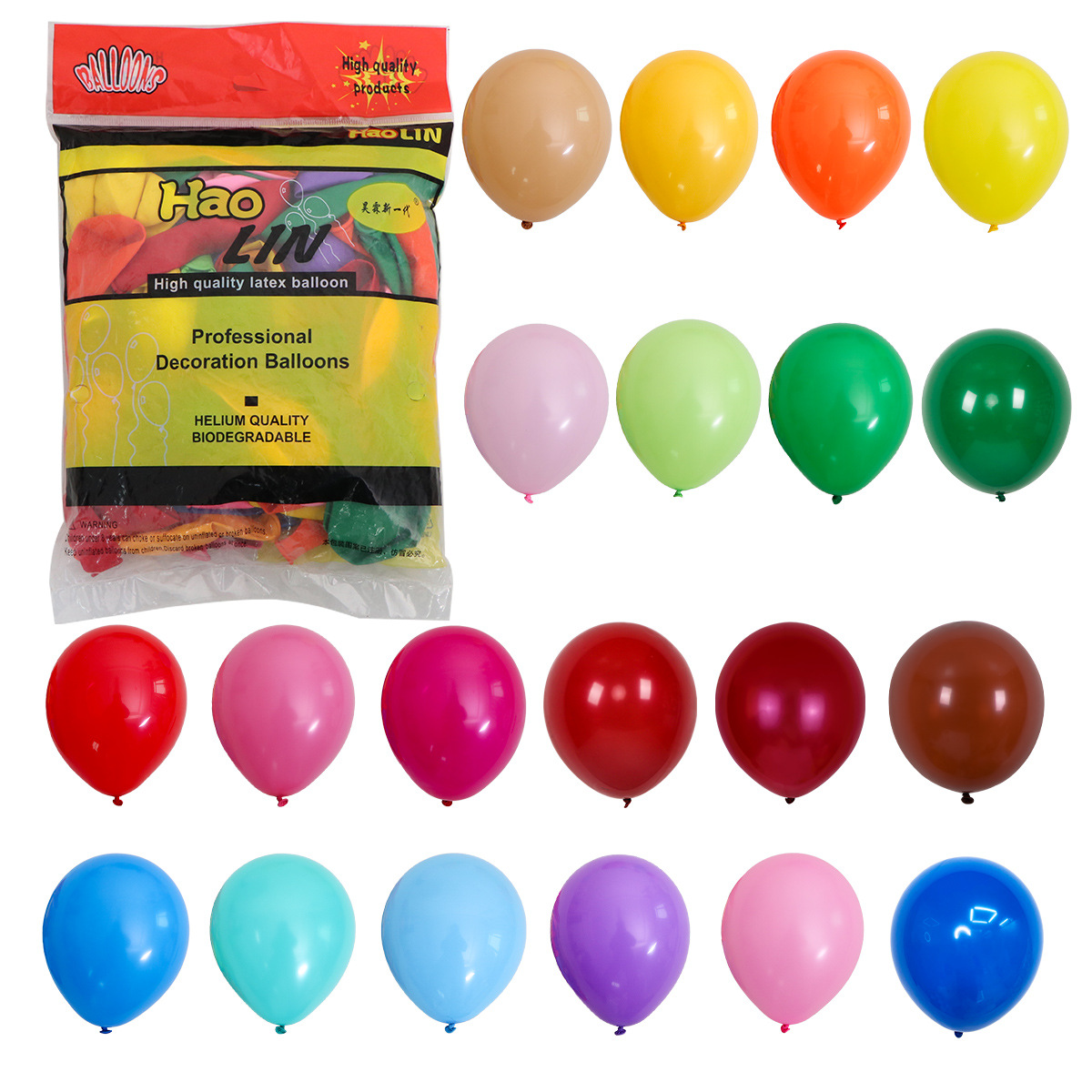 Globo mate de 5 pulgadas para decoración de fiestas y escenas image 6